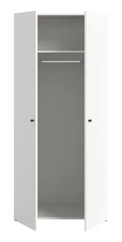 Kleiderschrank DARWIN weiß B/H/T: ca. 80x176x51 cm