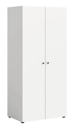 Kleiderschrank DARWIN weiß B/H/T: ca. 80x176x51 cm