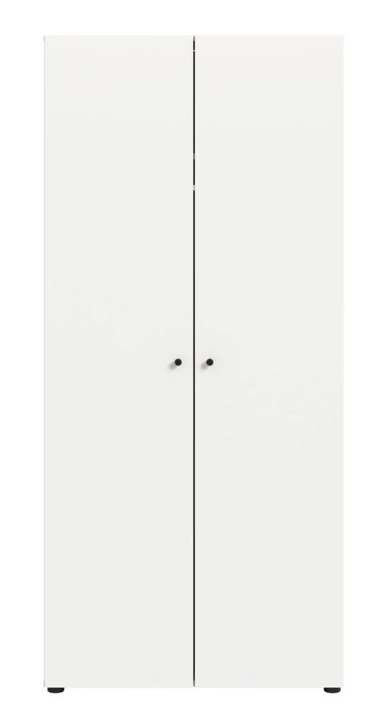 Kleiderschrank DARWIN weiß B/H/T: ca. 80x176x51 cm