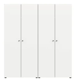 Kleiderschrank DARWIN weiß B/H/T: ca. 160x176x51 cm