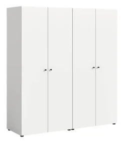 Kleiderschrank DARWIN weiß B/H/T: ca. 160x176x51 cm