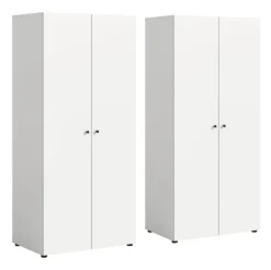 Kleiderschrank DARWIN weiß B/H/T: ca. 160x176x51 cm