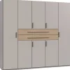 Kleiderschrank Digit Kaschmir B/H/T: ca. 225x208x65 cm