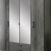 Kleiderschrank Duisburg Graphit B/H/T: ca. 180x199x58 cm