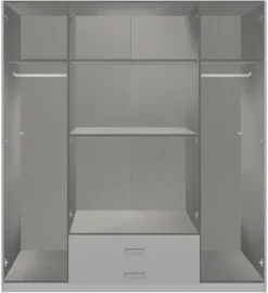 Kleiderschrank Duo San-Remo Nachbildung B/H/T: ca. 180x198x58 cm