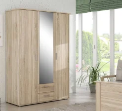 Kleiderschrank Eiche Sonoma Nachbildung B/H/T: ca. 139,2x200,8x59,6 cm