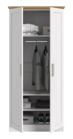 Kleiderschrank FLORENZ Sibiu Lärche Nachbildung Eiche Artisan Nachbildung B/H/T: ca. 84x184x54 cm