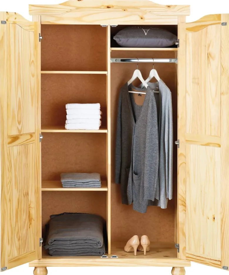 Kleiderschrank Genf natur B/H/T: ca. 104x180x56 cm