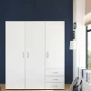 Kleiderschrank Harry weiß B/H/T: ca. 150x177x50 cm
