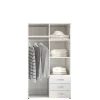 Kleiderschrank Harry weiß B/H/T: ca. 100x177x50 cm