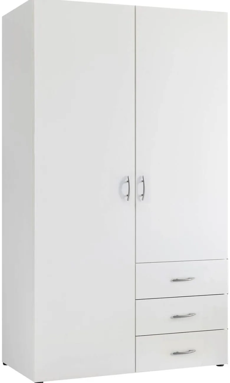 Kleiderschrank Harry weiß B/H/T: ca. 100x177x50 cm