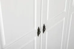 Kleiderschrank Isny weiß B/H/T: ca. 182x198x60 cm