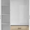 Kleiderschrank Ivar weiß B/H/T: ca. 125x190x51 cm
