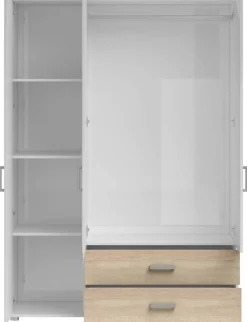Kleiderschrank Ivar weiß B/H/T: ca. 125x190x51 cm