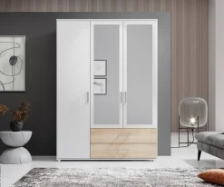 Kleiderschrank Ivar weiß B/H/T: ca. 125x190x51 cm