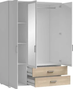Kleiderschrank Ivar weiß B/H/T: ca. 125x190x51 cm