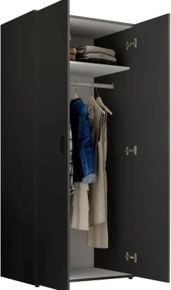 Kleiderschrank Joe B/H/T: ca. 81x176x50,8 cm