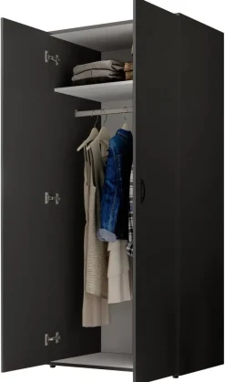 Kleiderschrank Joe B/H/T: ca. 81x176x50,8 cm