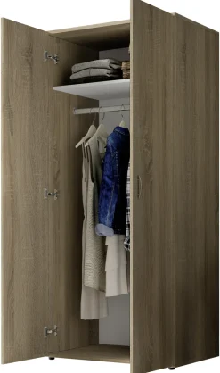 Kleiderschrank Joe Eiche Sonoma Nachbildung B/H/T: ca. 81x176x50,8 cm