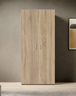 Kleiderschrank Joe Eiche Sonoma Nachbildung B/H/T: ca. 81x176x50,8 cm
