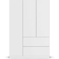 Kleiderschrank Joel Alpinweiß B/H/T: ca. 136x197x54 cm