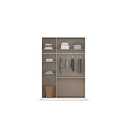 Kleiderschrank Joel Alpinweiß B/H/T: ca. 136x197x54 cm
