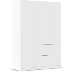 Kleiderschrank Joel Alpinweiß B/H/T: ca. 136x197x54 cm