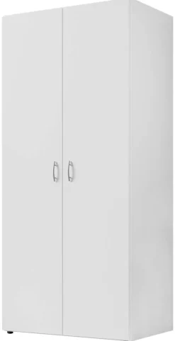 Kleiderschrank Joe weiß B/H/T: ca. 81x176x50,8 cm