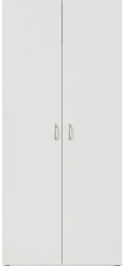 Kleiderschrank Joe weiß B/H/T: ca. 81x176x50,8 cm