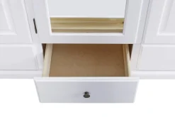 Kleiderschrank Kappl weiß B/H/T: ca. 150x198x56 cm