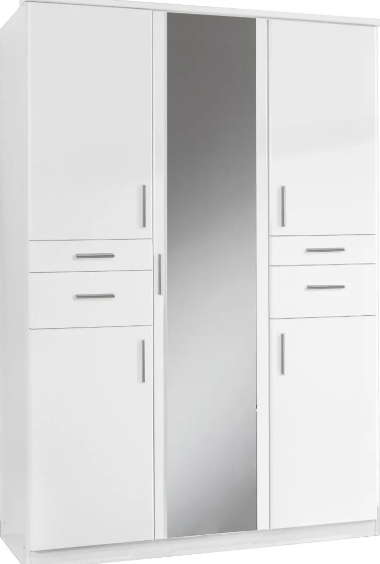 Kleiderschrank Koblenz weiß B/H/T: ca. 135x198x58 cm