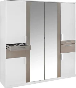 Kleiderschrank Koblenz weiß B/H/T: ca. 180x198x58 cm