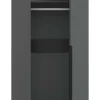 Kleiderschrank KOPENHAGEN anthrazit B/H/T: ca. 80x181x52 cm
