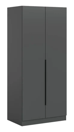 Kleiderschrank KOPENHAGEN anthrazit B/H/T: ca. 80x181x52 cm
