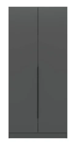Kleiderschrank KOPENHAGEN anthrazit B/H/T: ca. 80x181x52 cm