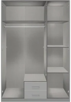 Kleiderschrank Kärnten Alpinweiß Nachbildung B/H/T: ca. 135x199x58 cm