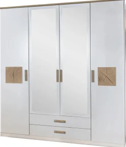Kleiderschrank Kärnten Alpinweiß B/H/T: ca. 179x199x58 cm
