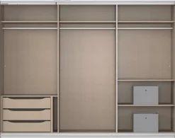 Kleiderschrank Kulmbach Alpinweiß B/H/T: ca. 271x210x62 cm