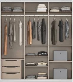 Kleiderschrank Kulmbach Alpinweiß B/H/T: ca. 203x229x62 cm