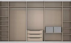 Kleiderschrank Kulmbach grau B/H/T: ca. 360x210x62 cm