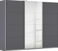 Kleiderschrank Kulmbach grau B/H/T: ca. 271x210x62 cm