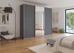 Kleiderschrank Kulmbach grau B/H/T: ca. 271x229x62 cm