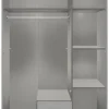 Kleiderschrank Lübeck Graphit Eiche Artisan Nachbildung B/H/T: ca. 135x199x58 cm