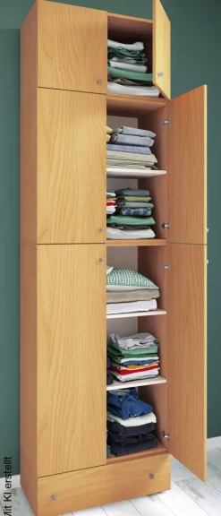Kleiderschrank Lona buche