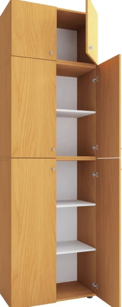 Kleiderschrank Lona buche B/H/T: ca. 70x223x39 cm