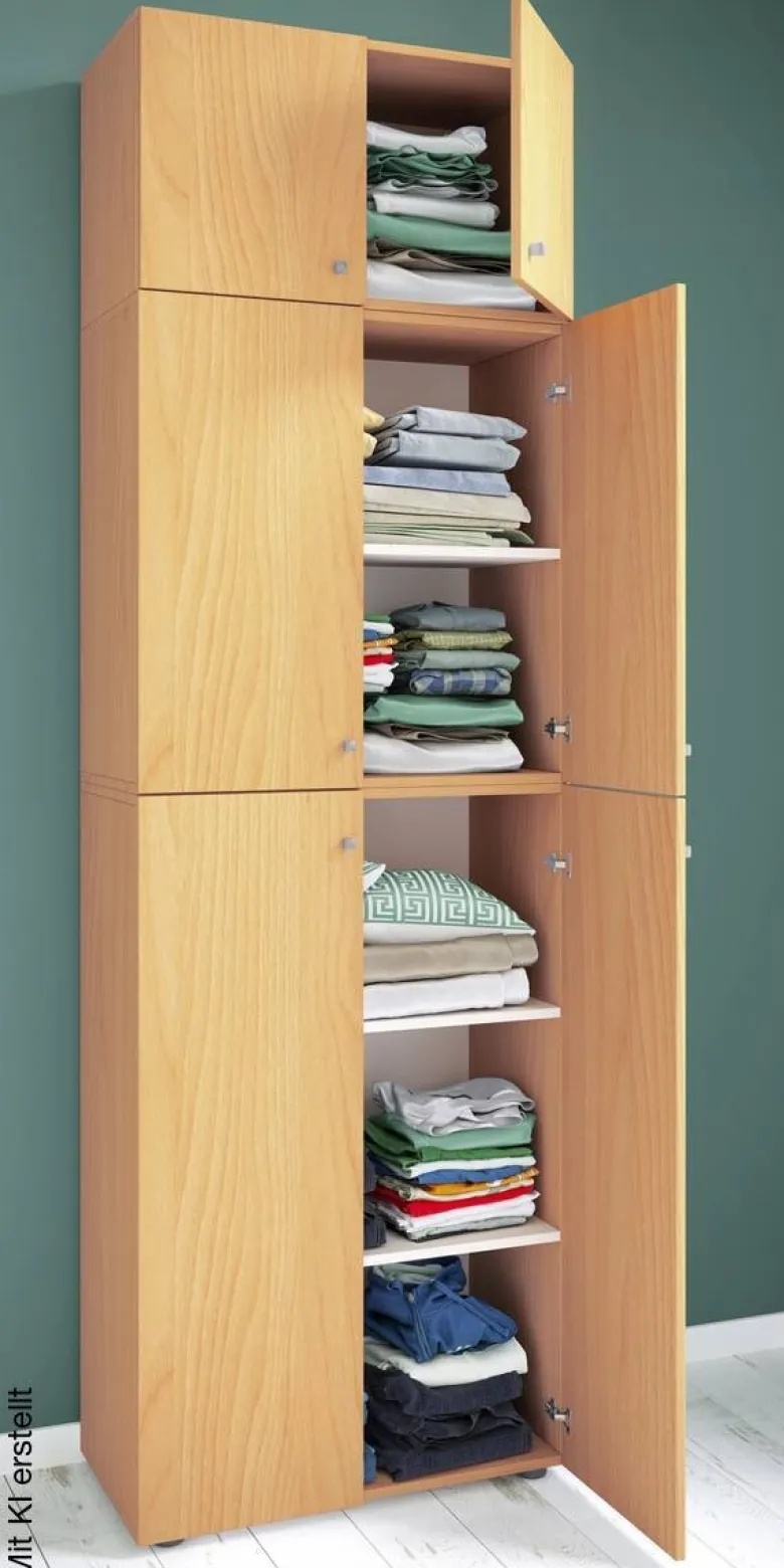 Kleiderschrank Lona buche B/H/T: ca. 70x223x39 cm