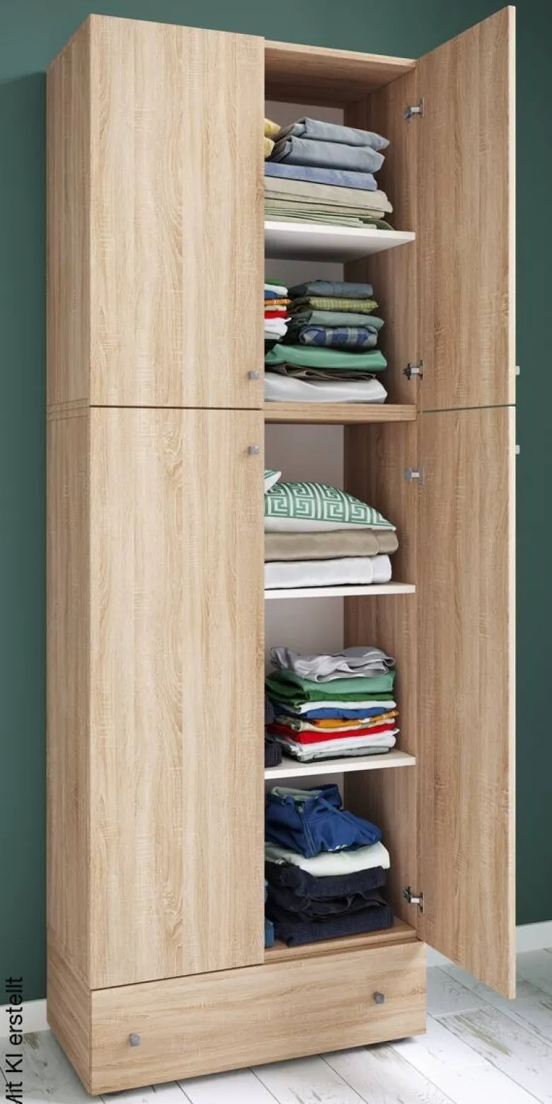 Kleiderschrank Lona Eiche