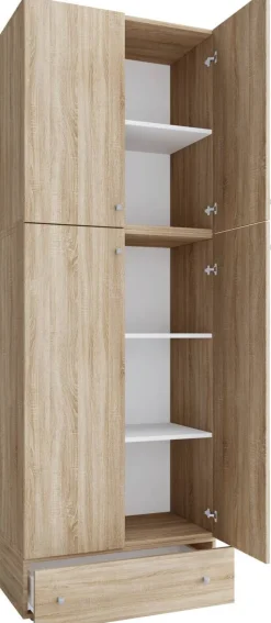 Kleiderschrank Lona Eiche