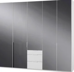 Kleiderschrank New York C Alpinweiß B/H/T: ca. 225x236x58 cm
