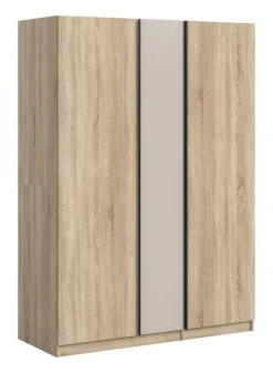 Kleiderschrank OAKLAND Eiche Sonoma Nachbildung Cashmere B/H/T: ca. 130x183x53 cm